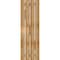 Ekena Millwork Spaced Board-n-Batten Shutters w/Z-Bar, Rough Sawn Western Red Cedar, 23W x 73H, PR RBS06Z23X073RWR - alternate 2